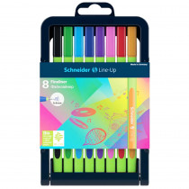 Line-Up Fineliner Pens with Case, 8 Colors - PSY191098 | Rediform Inc | Pens
