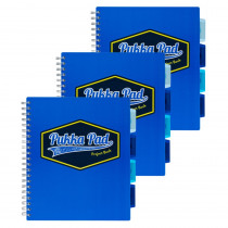 Vision Letter Size Project Book, Blue - Pack 3 - PUK8866BEVIS | Pukka Pads Usa Corp | Note Books & Pads