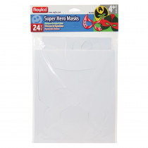 Die-Cut Super Hero Masks, Pack of 24 - R-52097 | Roylco Inc. | Art & Craft Kits