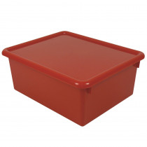 ROM16002 - Stowaway Red Letter Box With Lid 13 X 10-1/2 X 5 in Storage Containers