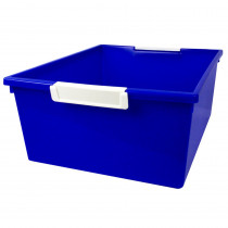 ROM53604 - 12Qt Blue Tattle Tray W Label Hold in General