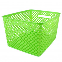ROM74215 - Large Lime Woven Basket in General
