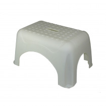 ROM91001 - Step Stool White 17.5X12.25X9.25 in Step Stools