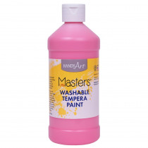 Little Masters Washable Tempera Paint Pint, Pink - RPC211722 | Rock Paint / Handy Art | Paint