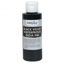 Black Velvet India Ink, 4. oz - RPC410000 | Rock Paint Distributing Corp | Paint