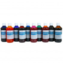 Washable Liquid Watercolors, 8oz, 10-Color Basic Kit - RPC882275 | Rock Paint / Handy Art | Paint