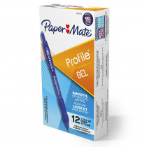 Gel Pen, Profile Retractable Pen, 0.7mm, Blue, 12 Count - SAN2095472BX | Newell Brands Distribution Llc | Pens