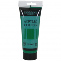 Acrylic Paint Tube, 120 ml, Pthalo Emerald Green - SAR230374 | Sargent Art  Inc. | Paint