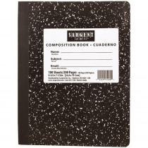 SAR231530 - 100Sht 7.5 X 9 3/4 Hard Cover Composition Notebook in Note Books & Pads