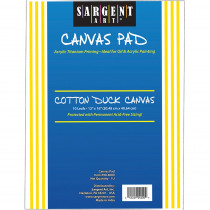 SAR904000 - Sargent Art Canvas Pad 12 X 16 in Canvas
