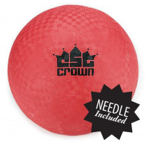Red Dodge Ball 8.5" with Needle