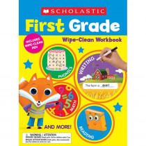 First Grade Wipe Clean Workbook - SC-1338887602 | Scholastic Teaching Resources | Cross-Curriculum Resources