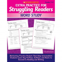 Extra Practice for Struggling Readers: Word Study - SC-512411 | Scholastic Teaching Resources | Word Skills
