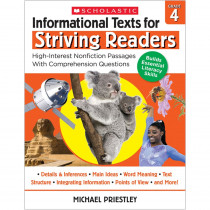 Informational Texts for Striving Readers: Grade 4 - SC-708298 | Scholastic Teaching Resources | Activities