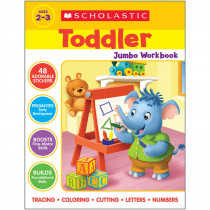 Scholastic Toddler Jumbo Workbook - SC-714689 | Scholastic Teaching Resources | Skill Builders