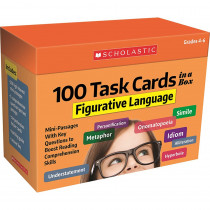 100 Task Cards in a Box: Figurative Language - SC-716434 | Scholastic Teaching Resources | Activities