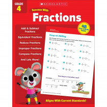 Success With Fractions: Grade 4 - SC-735519 | Scholastic Teaching Resources | Fractions & Decimals