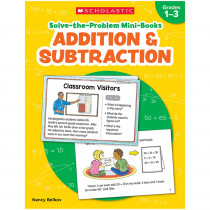 Solve-the-Problem Mini Books: Addition & Subtraction - SC-736589 | Scholastic Teaching Resources | Addition & Subtraction
