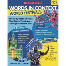 Words in Context: World Festivals, Grades 5-6 - SC-828564 | Scholastic Teaching Resources | Word Skills