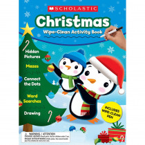 Christmas Wipe-Clean Activity Book - SC-831496 | Scholastic Teaching Resources | Holiday/Seasonal