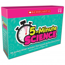 5-Minute Science: Grades 1-3 - SC-833011 | Scholastic Teaching Resources | Activity Books & Kits