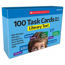100 Task Cards in a Box: Literary Text - SC-855266 | Scholastic Teaching Resources | Reading Skills