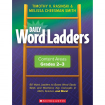 Daily Word Ladders Content Areas, Grades 2-3 - SC-862743 | Scholastic Teaching Resources | Word Skills
