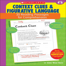 35 Reading Passages for Comprehension: Context Clues & Figurative Language - SC-955410 | Scholastic Teaching Resources | Comprehension