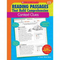 Reading Passages That Build Comprehension: Context Clues - SC-955426 | Scholastic Teaching Resources | Comprehension