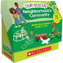 Our Voices: Neighborhood & Community Multicultural Readers, Single-Copy Set, 10 Books - SC-9781338837216 | Scholastic Teaching Resources | Learn to Read Readers