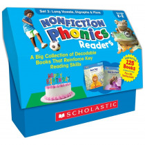 Nonfiction Phonics Readers: Long Vowels, Digraphs & More, Multiple-Copy Set, 125 Books - SC-9781338894707 | Scholastic Teaching Resources | Learn to Read Readers