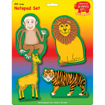 SE-7948 - Zoo Animals Set Large Notepad in Note Pads