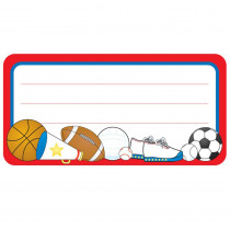 Sports Nametags, 1-5/8" x 3-1/4" , Pack of 36 - SE-821 | Creative Shapes Etc. Llc | Name Tags