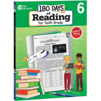 180 Days of Reading 2nd Edition, Grade 6 - SEP135048 | Shell Education | Reading Skills