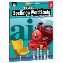 180 Days of Spelling and Word Study for Second Grade - SEP28630 | Shell Education | Spelling Skills