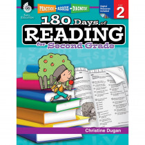 SEP50923 - 180 Days Of Reading Book For Second Grade in Reading Skills