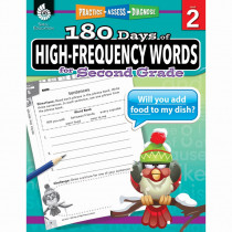 SEP51635 - 180 Day High Freq Words Gr2 Workbk in Sight Words
