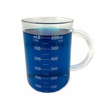 Beaker Mug, Glass, 600ml - SKF151060600SP | Supertek Scientific | Gifts