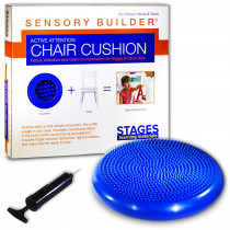 SLM2101 - Active Attention Chair Cushion Blue Sensory Builder in Floor Cushions