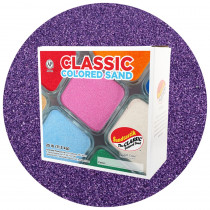 Classic Colored Sand, Purple, 25 lb (11.3 kg) Box - SNDCS2520 | Sandtastik | Sand