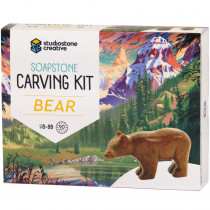 Bear Soapstone Carving Kit - SSVBEUK | Studiostone Creative Inc | Art & Craft Kits