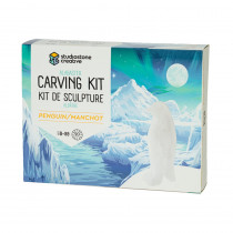 Penguin Alabaster Carving Kit - SSVPEUK | Studiostone Creative Inc | Art & Craft Kits