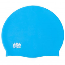 Silicone Swim Cap, Light Blue