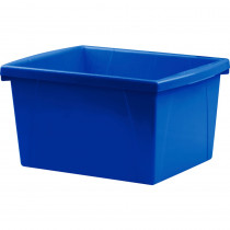 4 Gallon Storage Bin, Blue - STX61451U06C | Storex Industries | Storage Containers