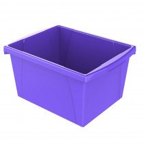 4 Gallon Storage Bin, Purple - STX61481U06C | Storex Industries | Storage Containers