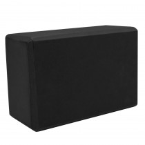 Large High Density Black Foam Yoga Block 9 x 6 x 4