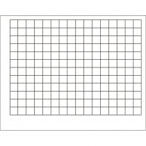 T-1092 - Wipe-Off Chart Graphing Grid 1-1/2 Inch Squares 22 X 28 in Miscellaneous