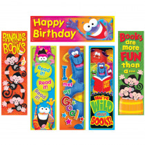 T-12909 - Clever Characters Bookmarks Variety Pack in Bookmarks