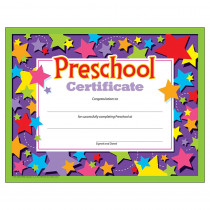 T-17006 - Preschool Certificate 30/Pk in Certificates