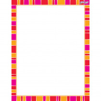 T-27346 - Stripe-Tacular Snazzy Red Wipe Off Chart in Classroom Theme